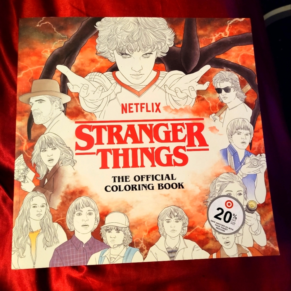 Stranger Things coloring book
